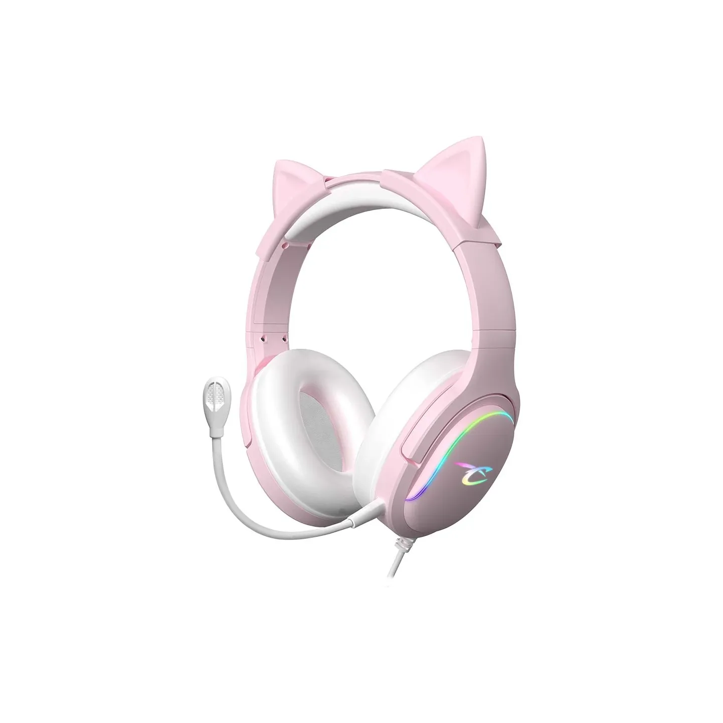 Gaming-Audio-Kopfhörer LED Spectra - Rosa | Subsonic