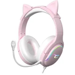 Spectra LED gaming Headset - Pink | Subsonic