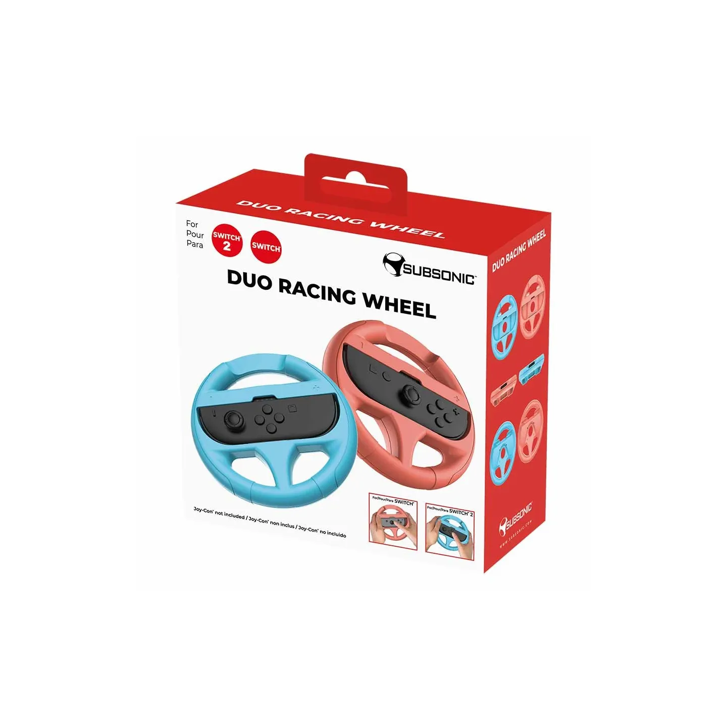 Pack de 2 volants Switch & Switch 2 | Subsonic