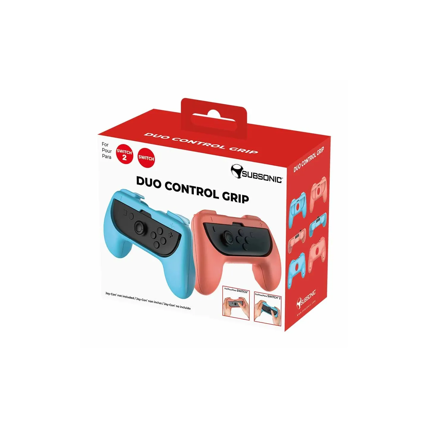 Grips manette confort Joy-Cons Switch & Switch 2 | Subsonic
