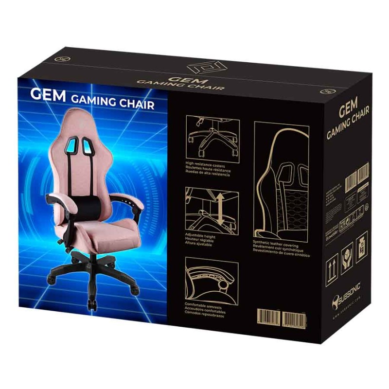 Rosa Gaming-Stuhl GEM | Subsonic