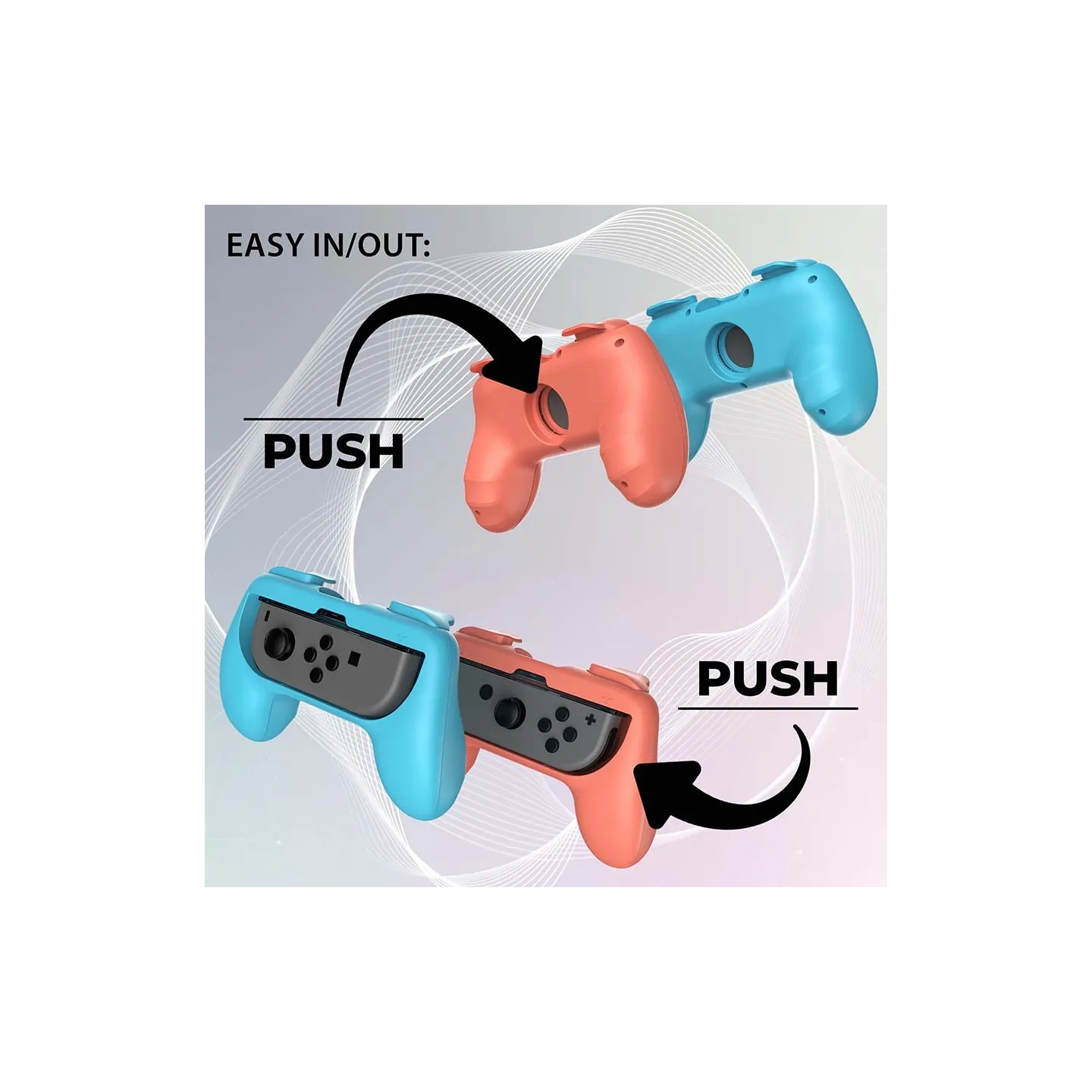 Joy-Cons Comfort Controller Griffe Switch & Switch 2 | Subsonic
