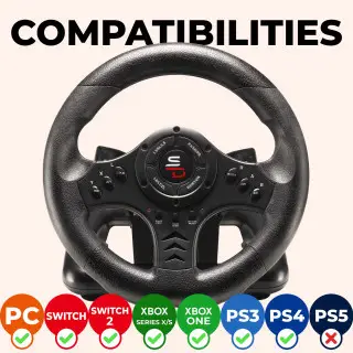 Volant de course gaming Superdrive SV450 | Subsonic