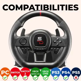 Volant de course gaming Superdrive SV650 | Subsonic