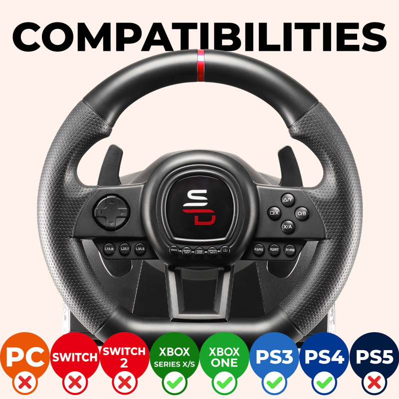 Superdrive GS650-X gaming racing wheel