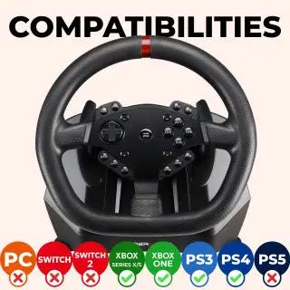 Volante de carreras para juegos Superdrive GS950-X