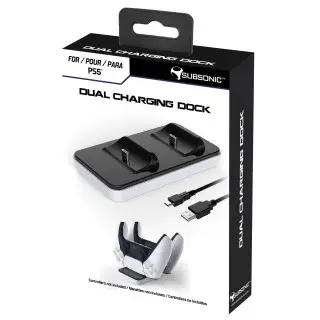 Station de recharge pour 2 manettes PS5 Dualsense | Subsonic