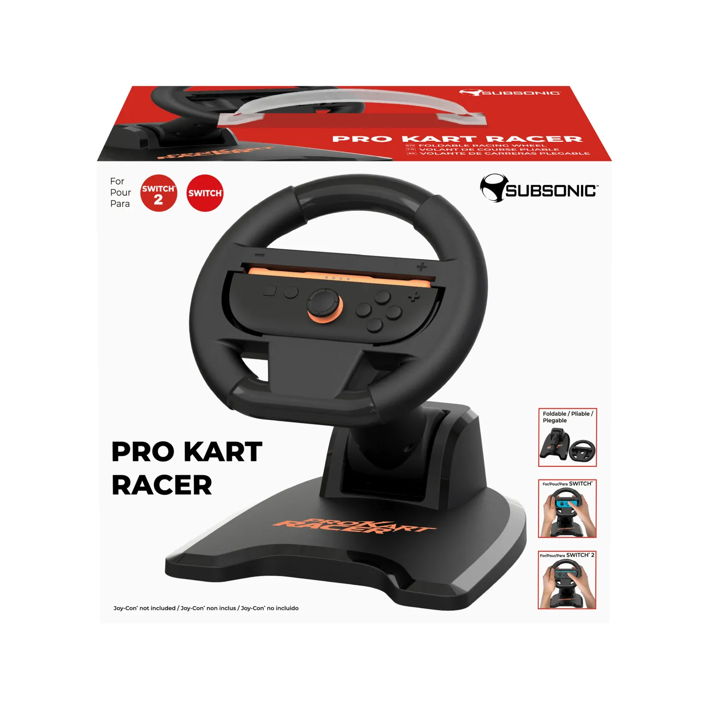 Volante plegable para Nintendo Switch 2 y Switch | Subsonic