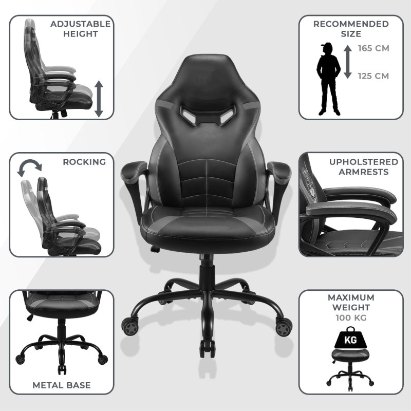 Superman gaming chair for kids | Subsonic