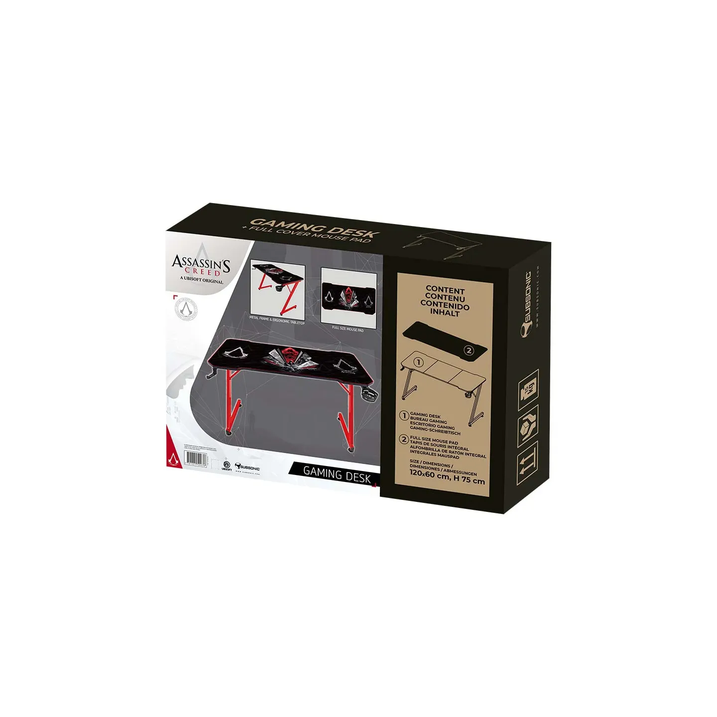 Bureau gaming Assassin's Creed | Subsonic