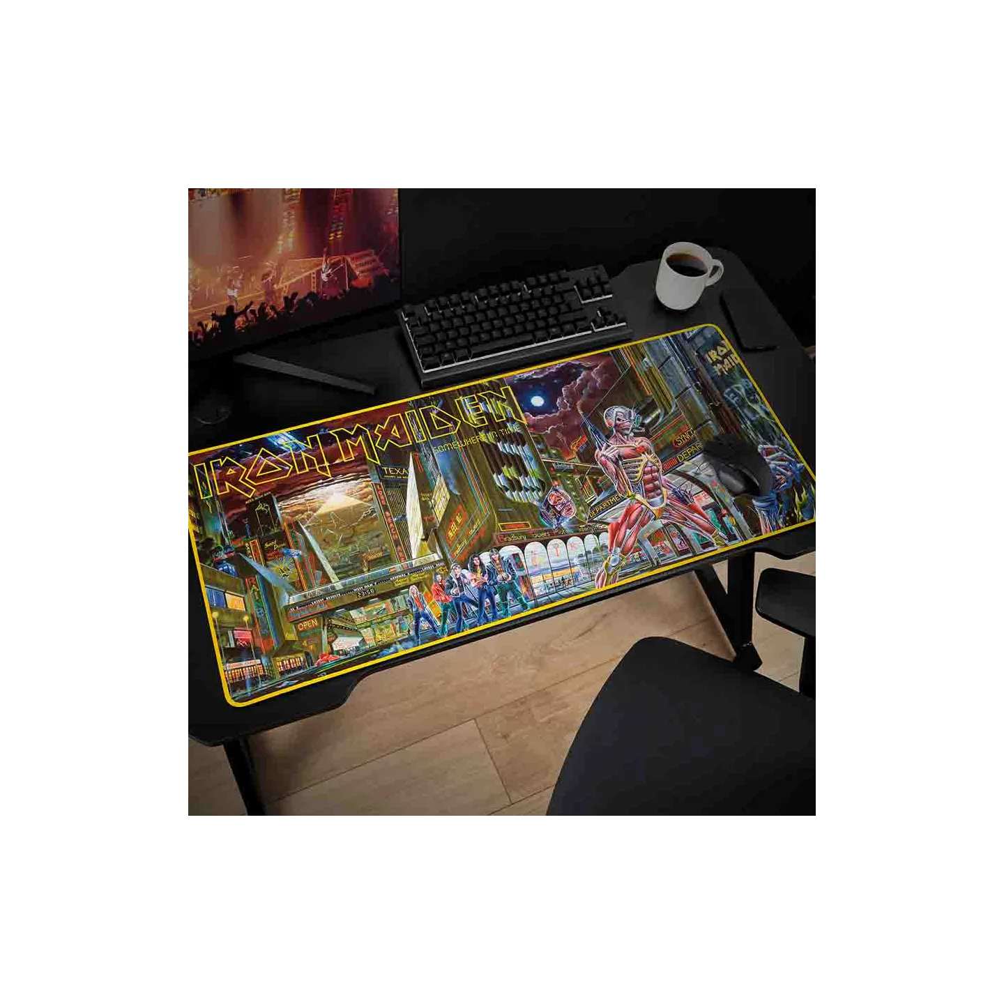 Tapis de souris XXL Iron Maiden - Somewhere In Time | Subsonic