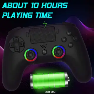 PS5 Wireless LED Controller - Black | Subsonic
