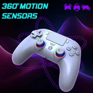 Mando LED inalámbrico PS5 - Blanco