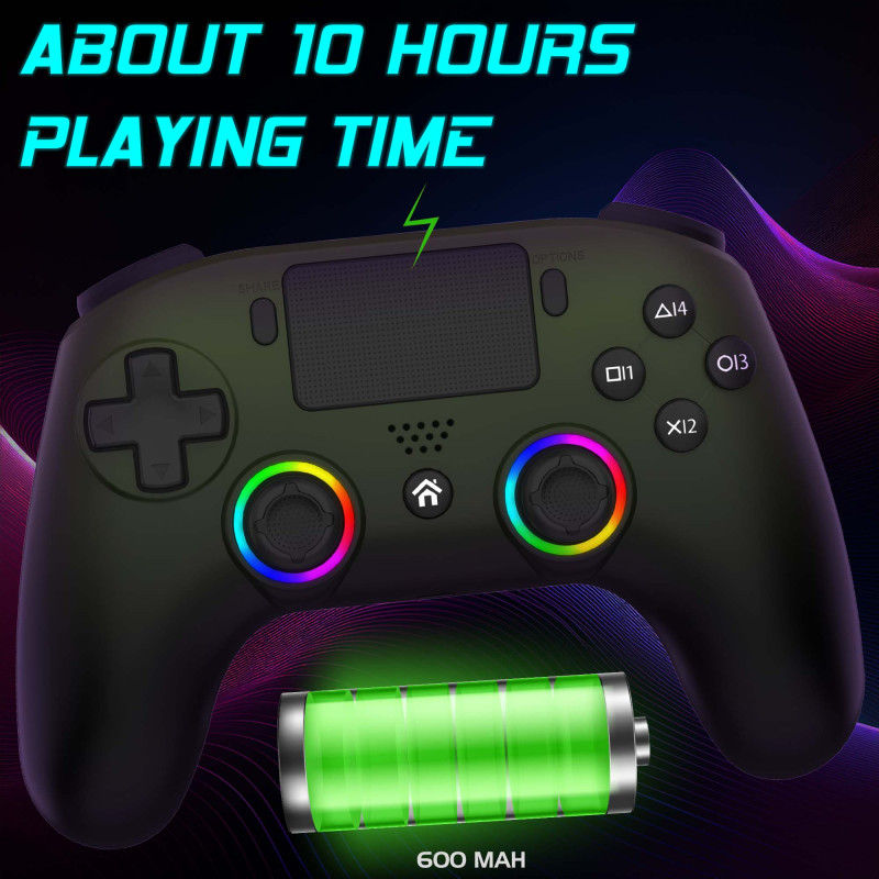 PS5 Wireless LED Controller - Green