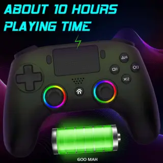 Kabelloser PS5 LED-Controller - Grün | Subsonic