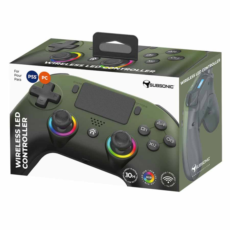 PS5 Wireless LED Controller - Green