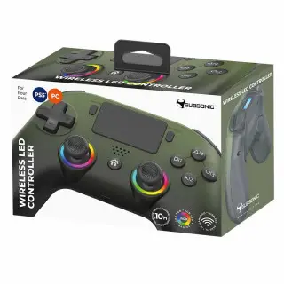 Mando LED inalámbrico PS5 - Verde | Subsonic