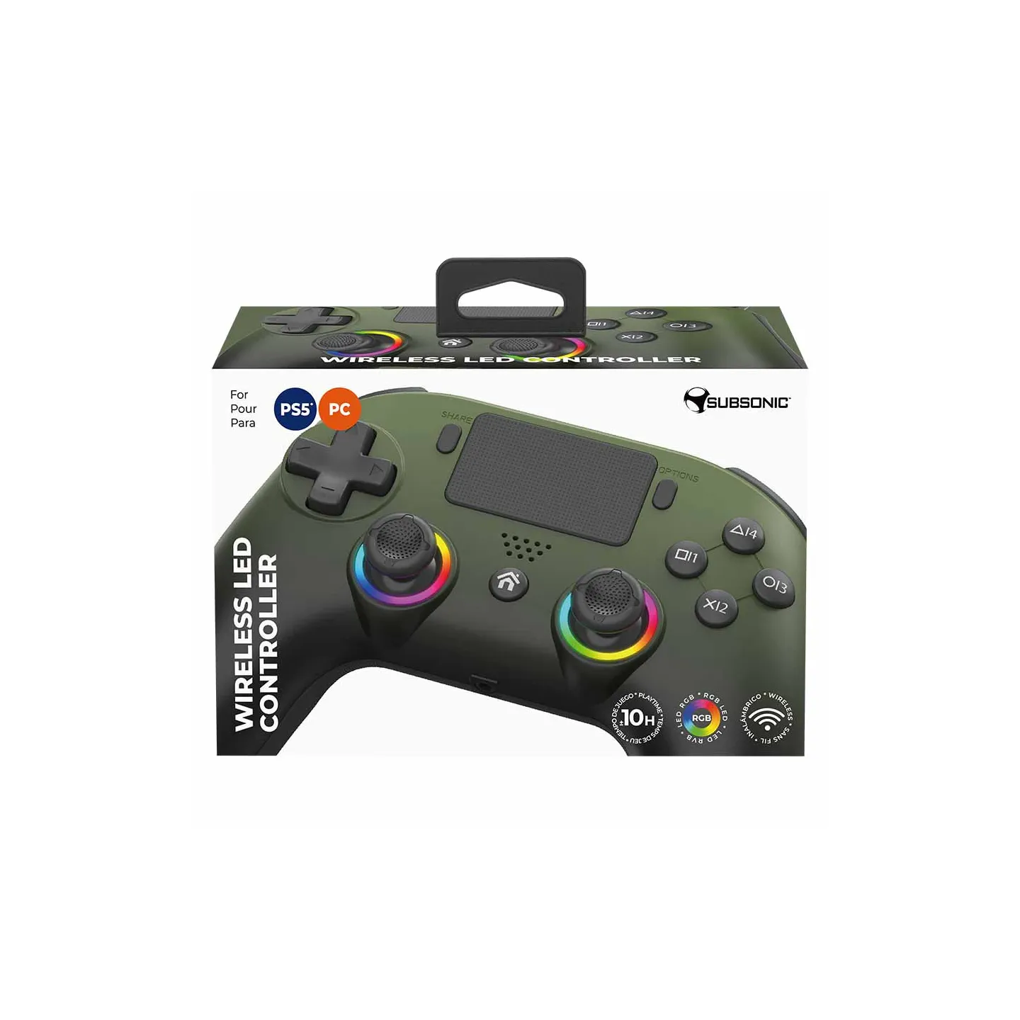 PS5 Wireless LED Controller - Green
