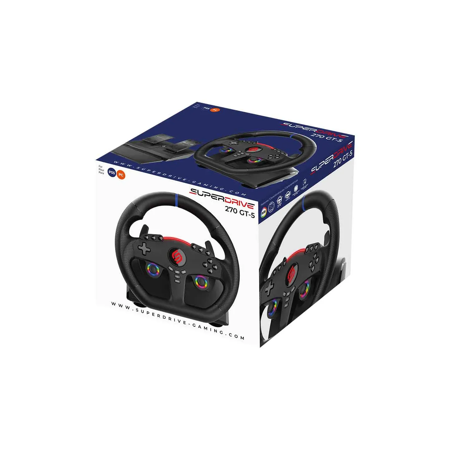 270 GT5 | PS5 und PC Lenkrad | Subsonic