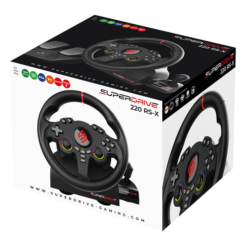 220 RS-X | PS4, Xbox, Switch 2, Switch steering wheel