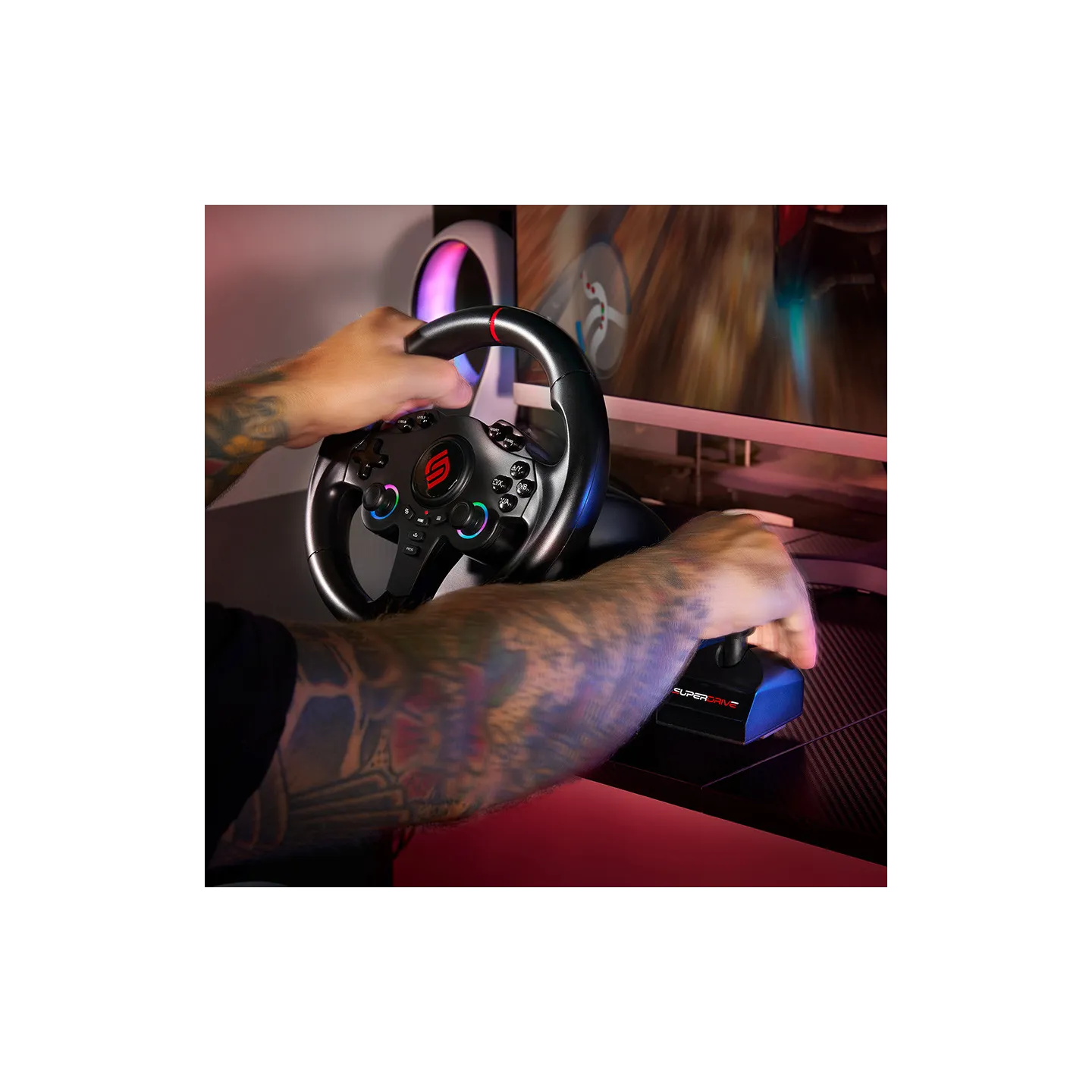 220 RS-X | Volante PS4, Xbox, Switch 2, Switch y PC
