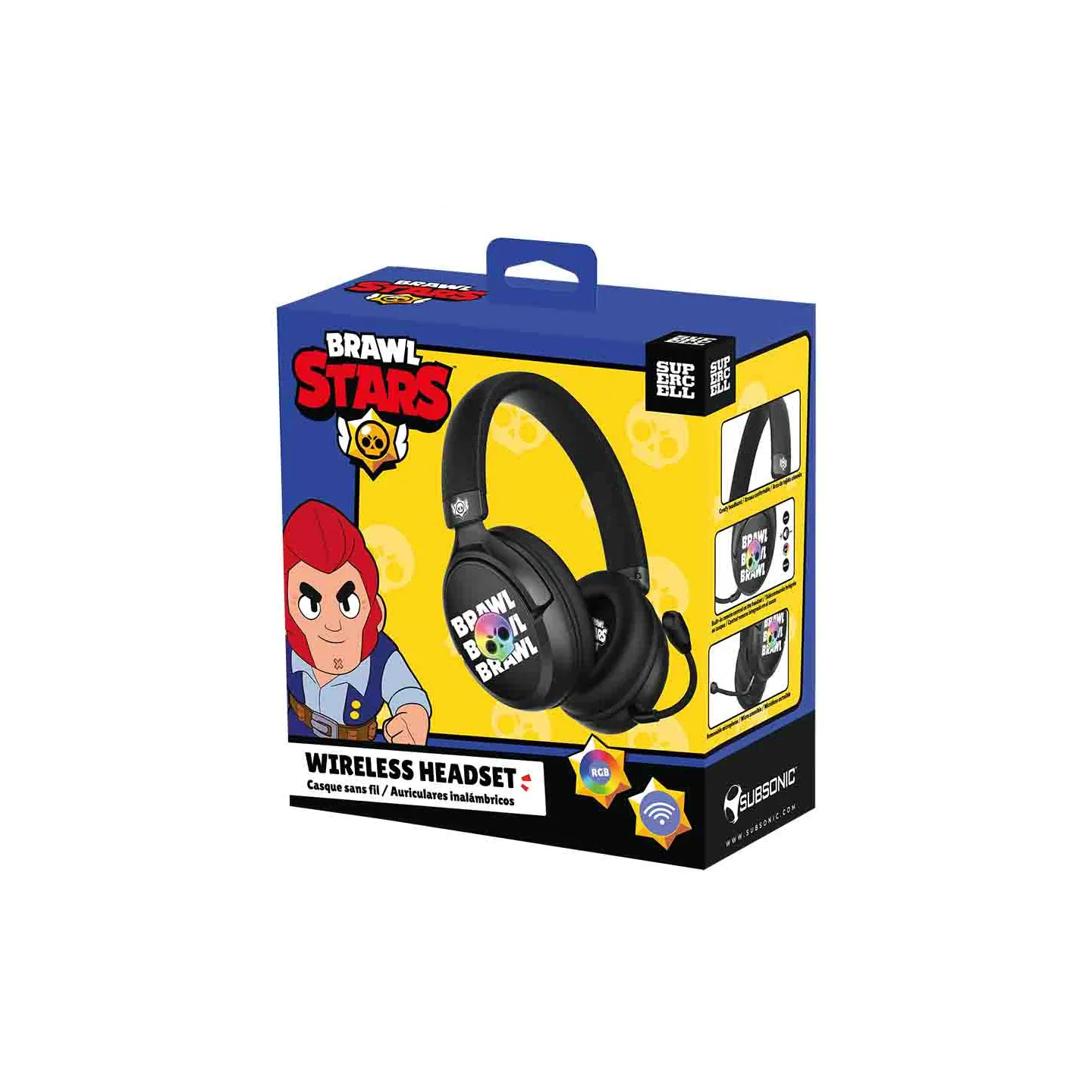 Casque audio gaming sans-fil Brawl Stars Brawl