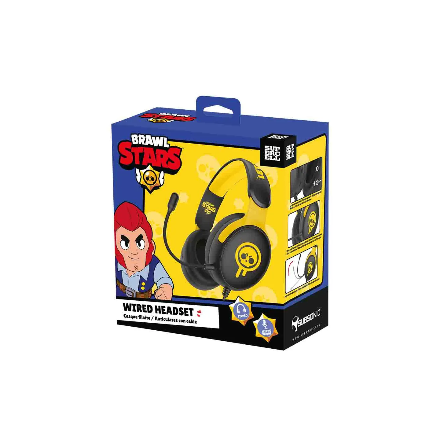 Casque audio gaming Brawl Stars Drippy Skull