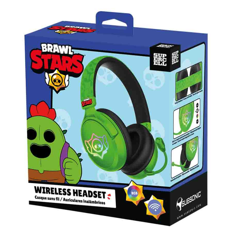 Casque audio gaming sans-fil Brawl Stars Skull