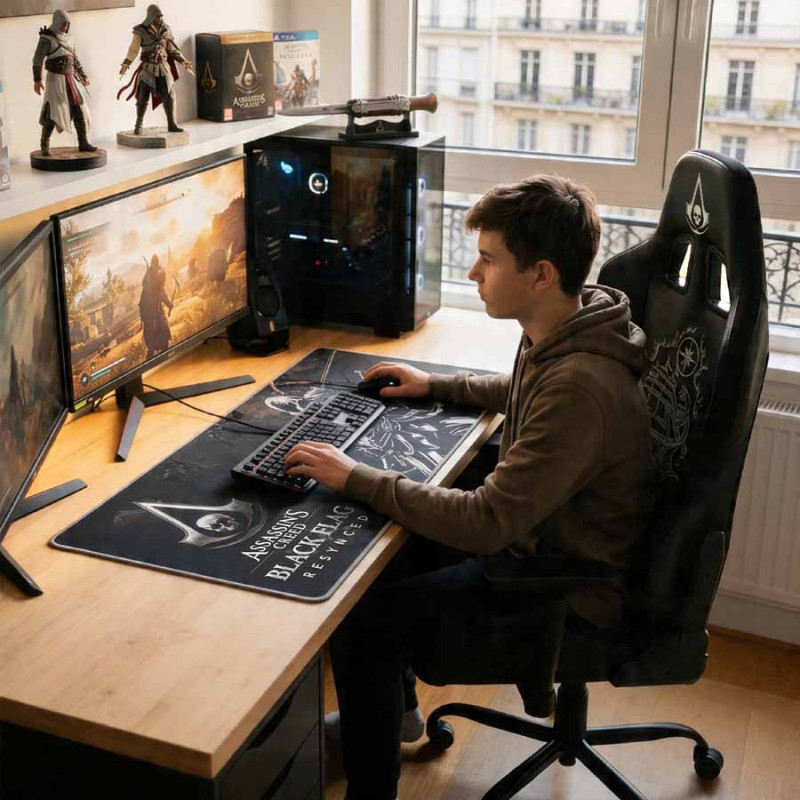 Tapis de souris XXL AC Black Flag| Subsonic
