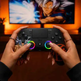 Mando inalámbrico LED PS5 Dragon Ball - Negro | Subsonic