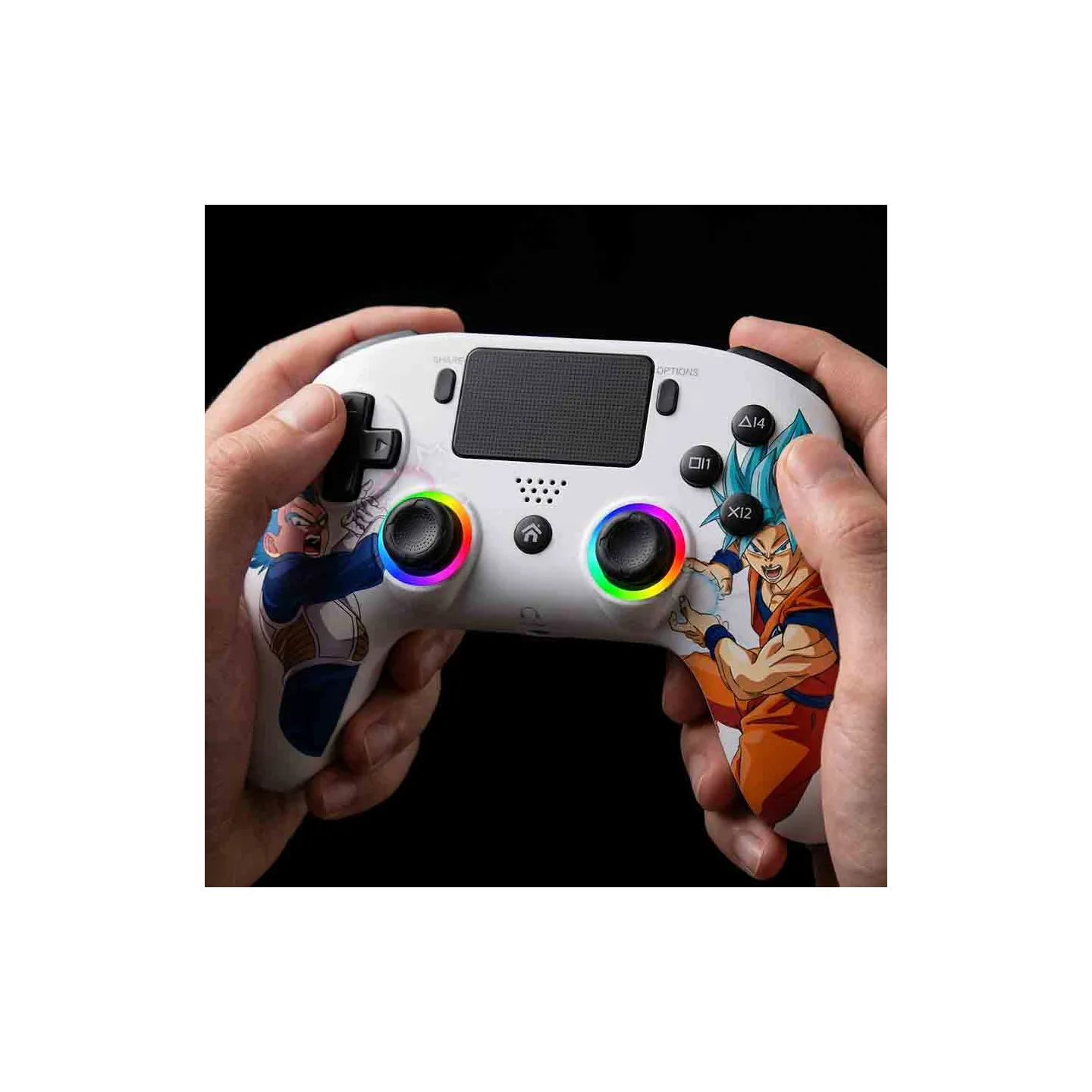Wireless LED PS5 Controller Dragon Ball - White | Subsonic