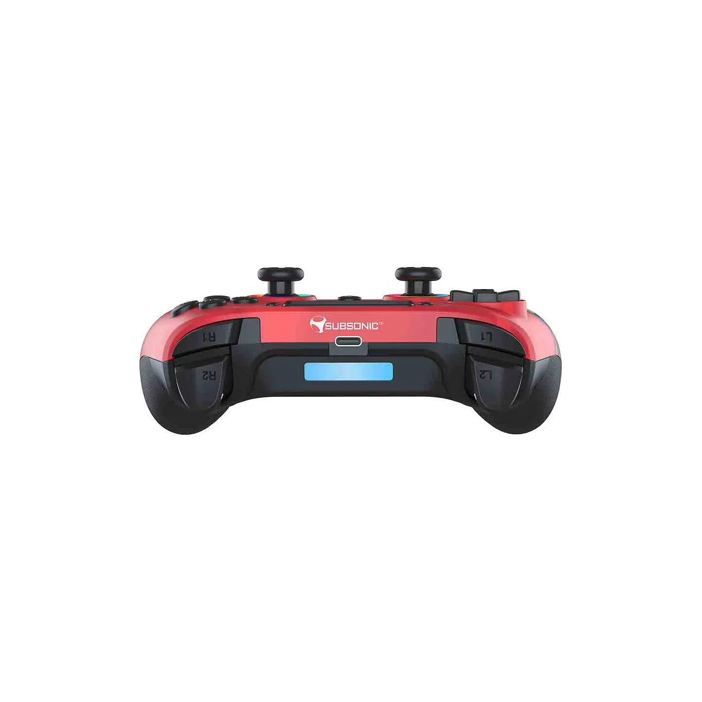 Wireless LED PS4 Controller One Piece - Red | Subsonic