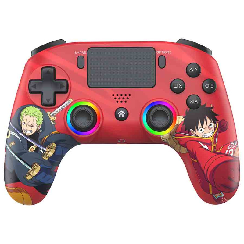 Wireless LED PS4 Controller One Piece - Red