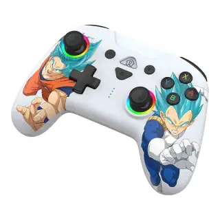 Manette LED sans fil pour Switch 2 & Switch Dragon Ball blanche | Subsonic