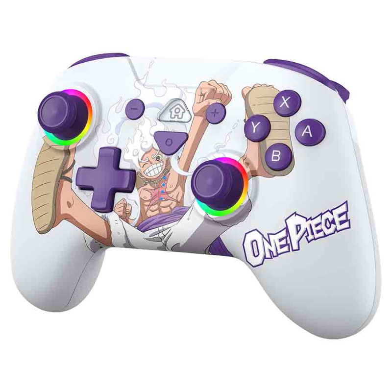 Manette Switch sans fil LED - One Piece blanche | Subsonic