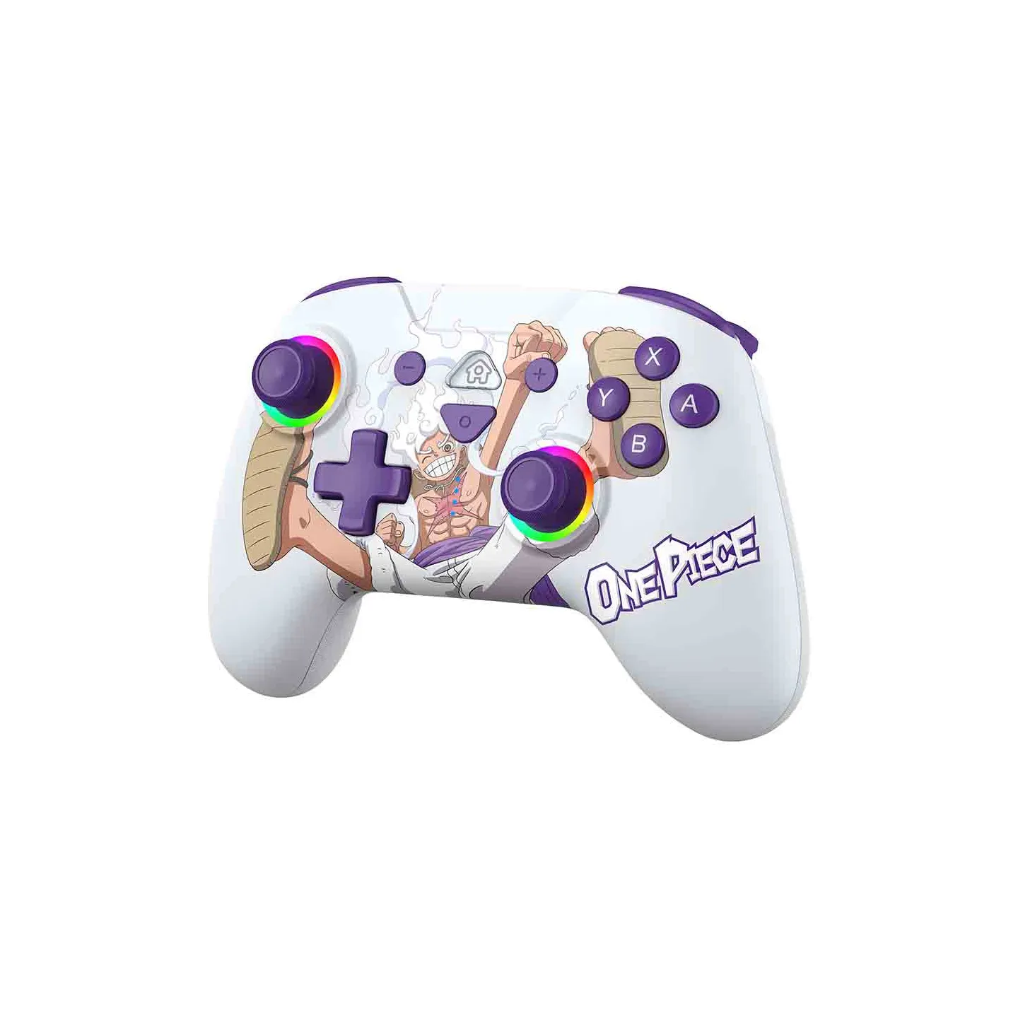 Manette Switch sans fil LED - One Piece blanche | Subsonic
