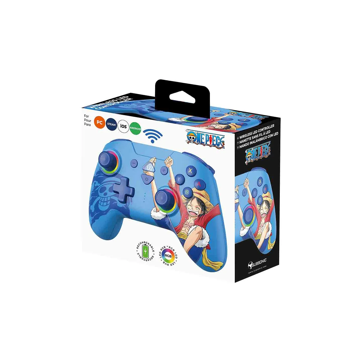 Wireless Led Controller for PC/Steam/iOs/Android - One Piece | Subsonic