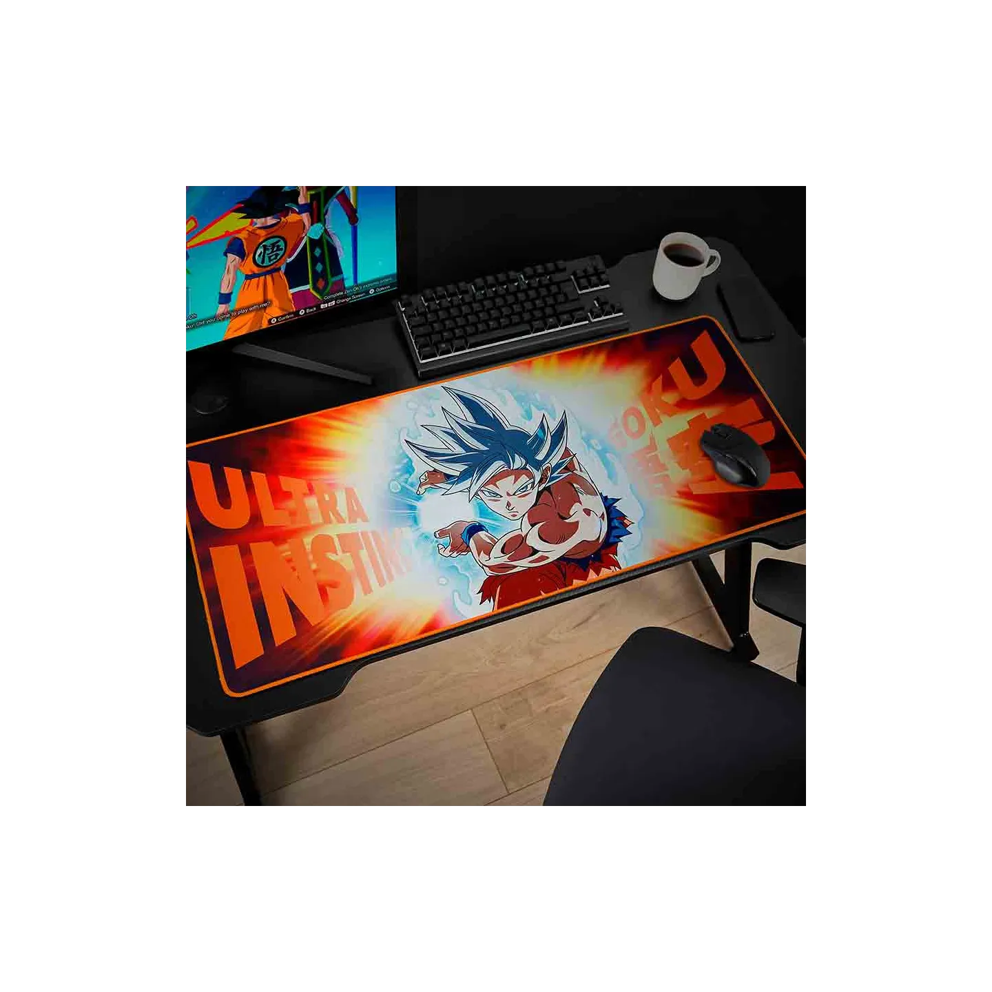 Tapis de souris XXL - Mouse pad XXL Dragon Ball Ultra Instinct | Subsonic