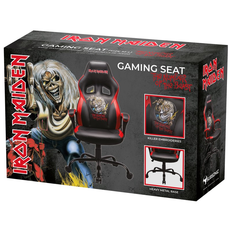 Gaming chair Iron Maiden - The Number of the Beast | Subsonic
