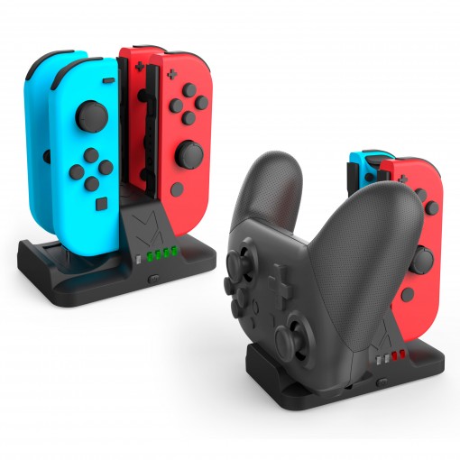 Powerwave Switch Joy-Con Charging Dock - Retro Bricks