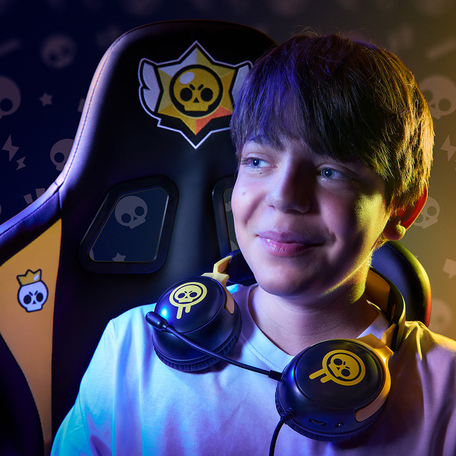 Gaming Headset Wireless Brawl Black