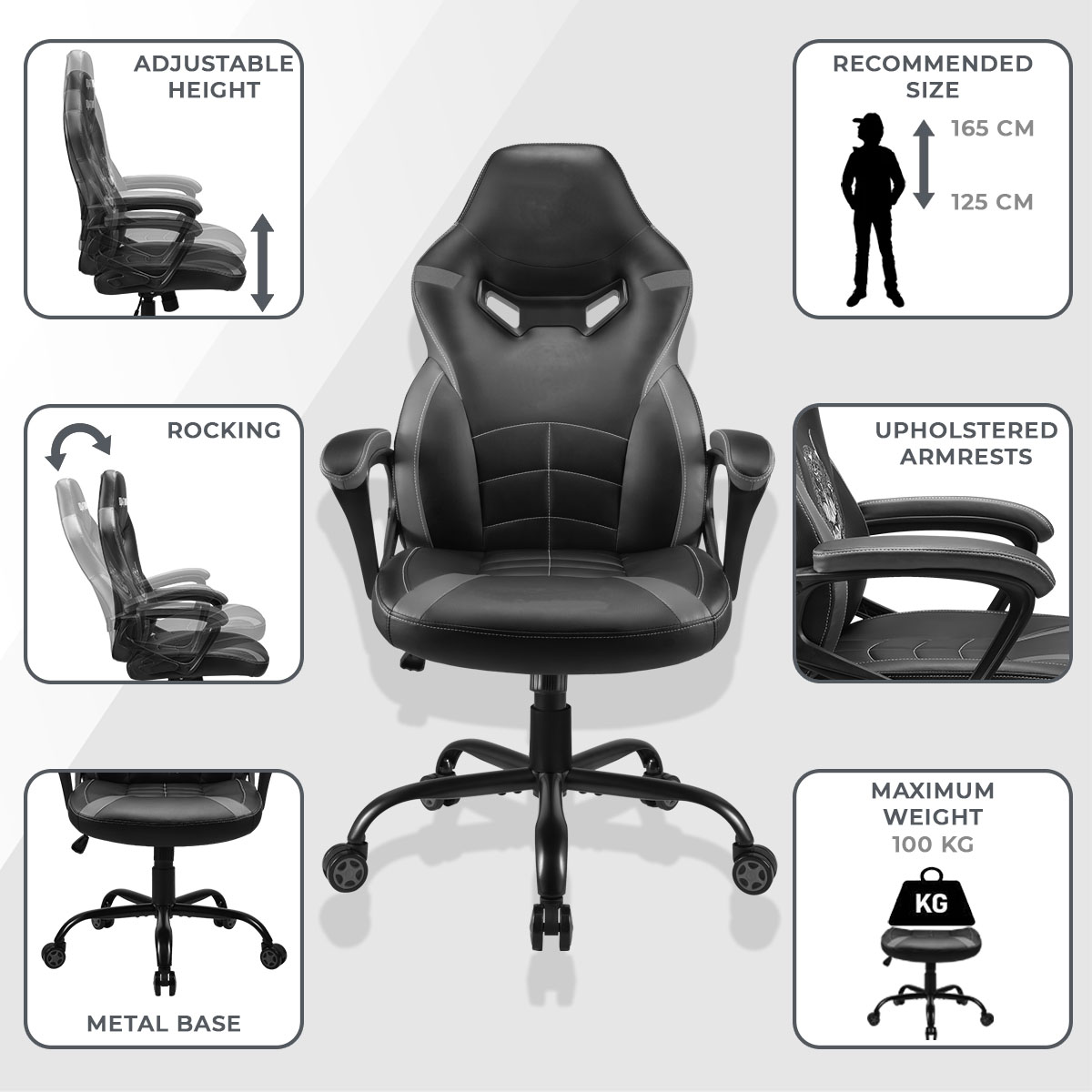 Superman gaming chair for kids | Subsonic