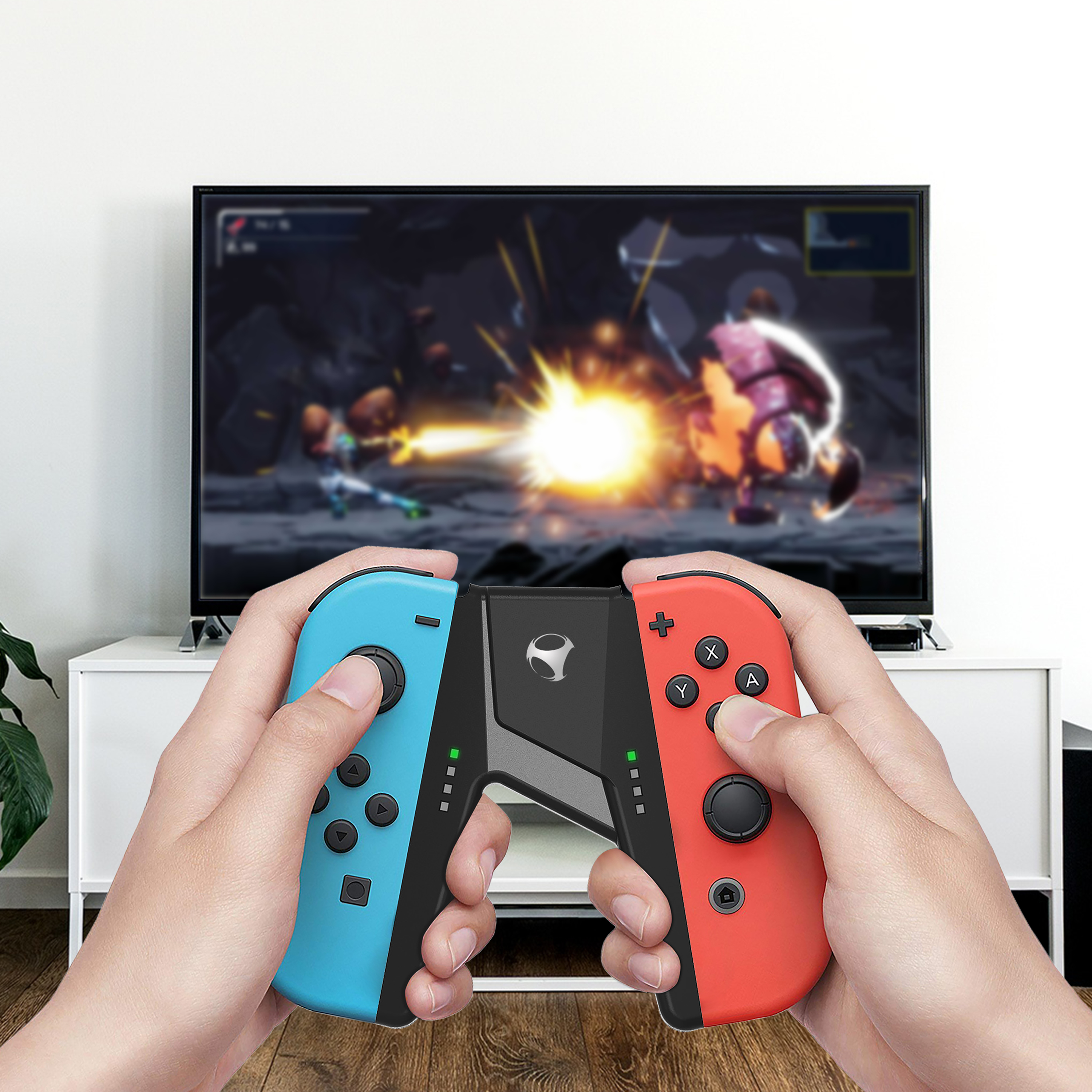 Power Grip Ladegerät für Nintendo Switch Joy-Cons