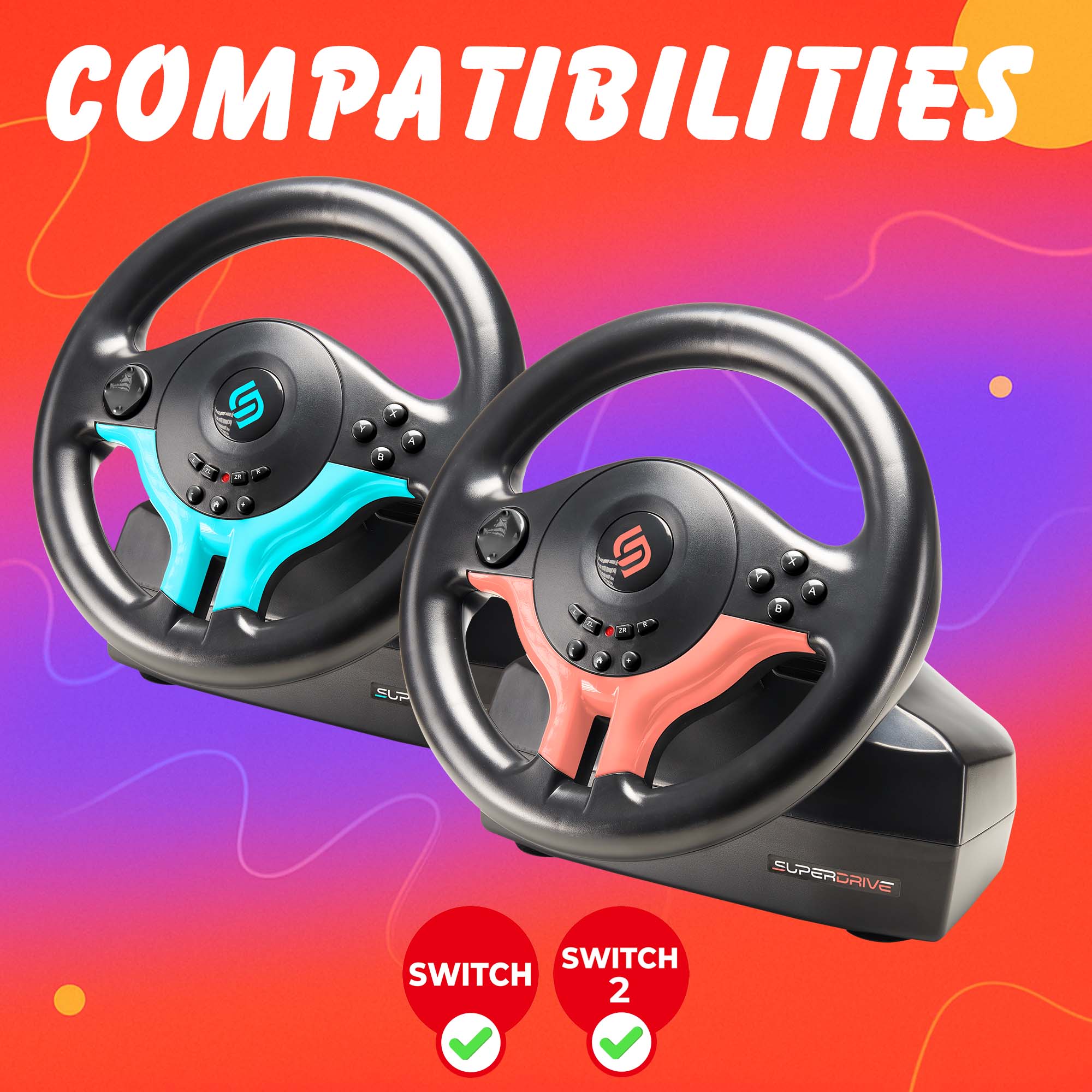 SV250-S | Steering Wheel Switch 2 & Switch - Blue | Subsonic