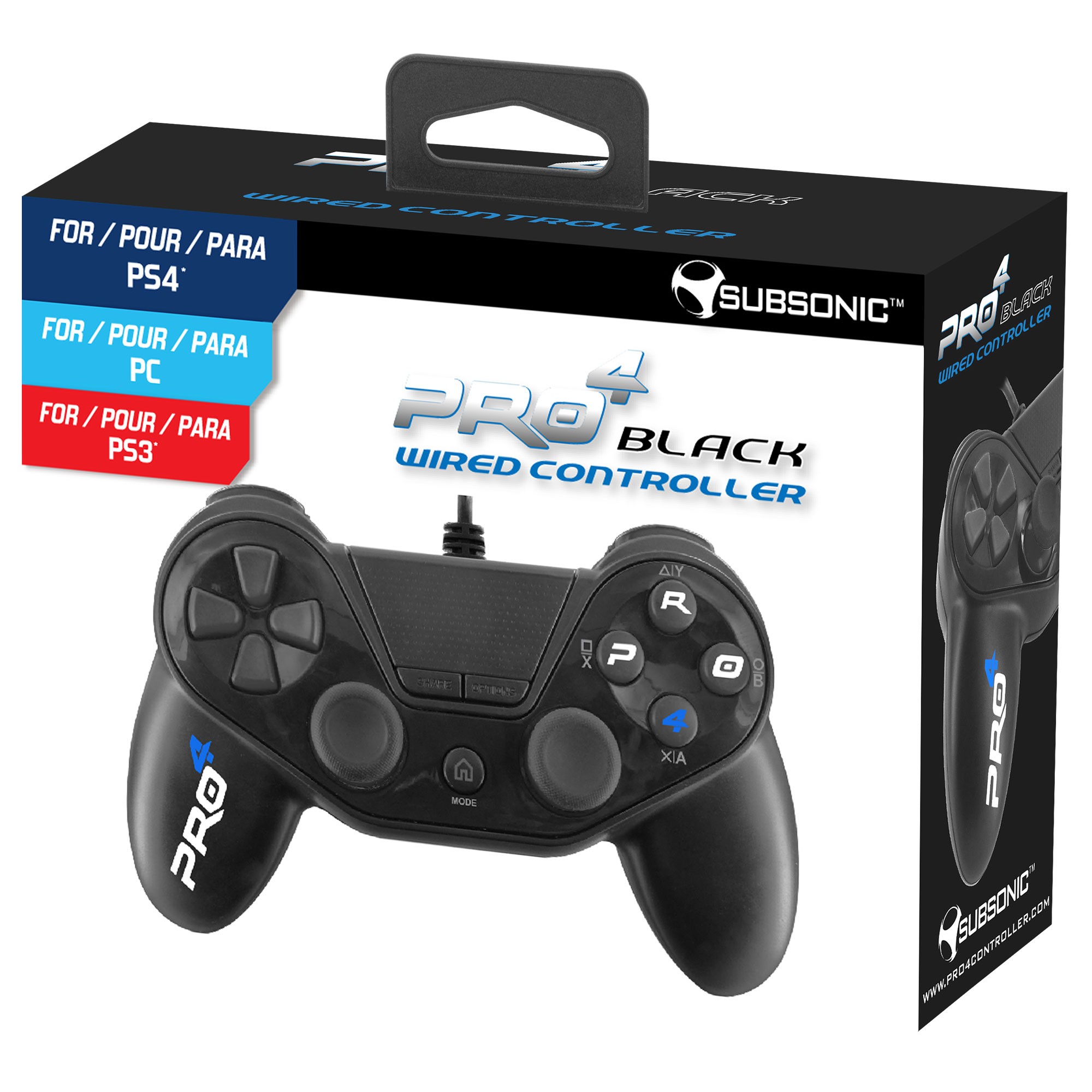 PS3, PS4 and PC compatible controller | Subsonic