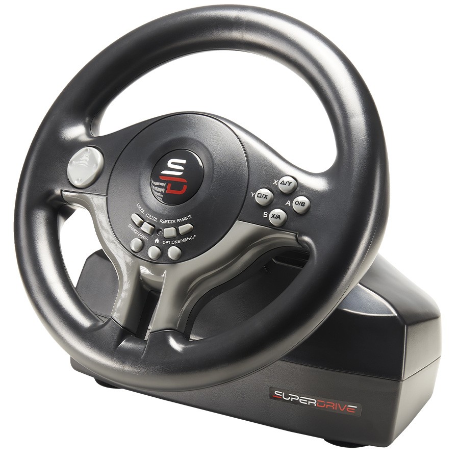 SUBSONIC Superdrive - Rennlenkrad/Lenkrad Driving Wheel SV200 mit pedalen  und Schaltpaddles für Nintendo Switch - PS4 - Xbox One - PC & Gear Club