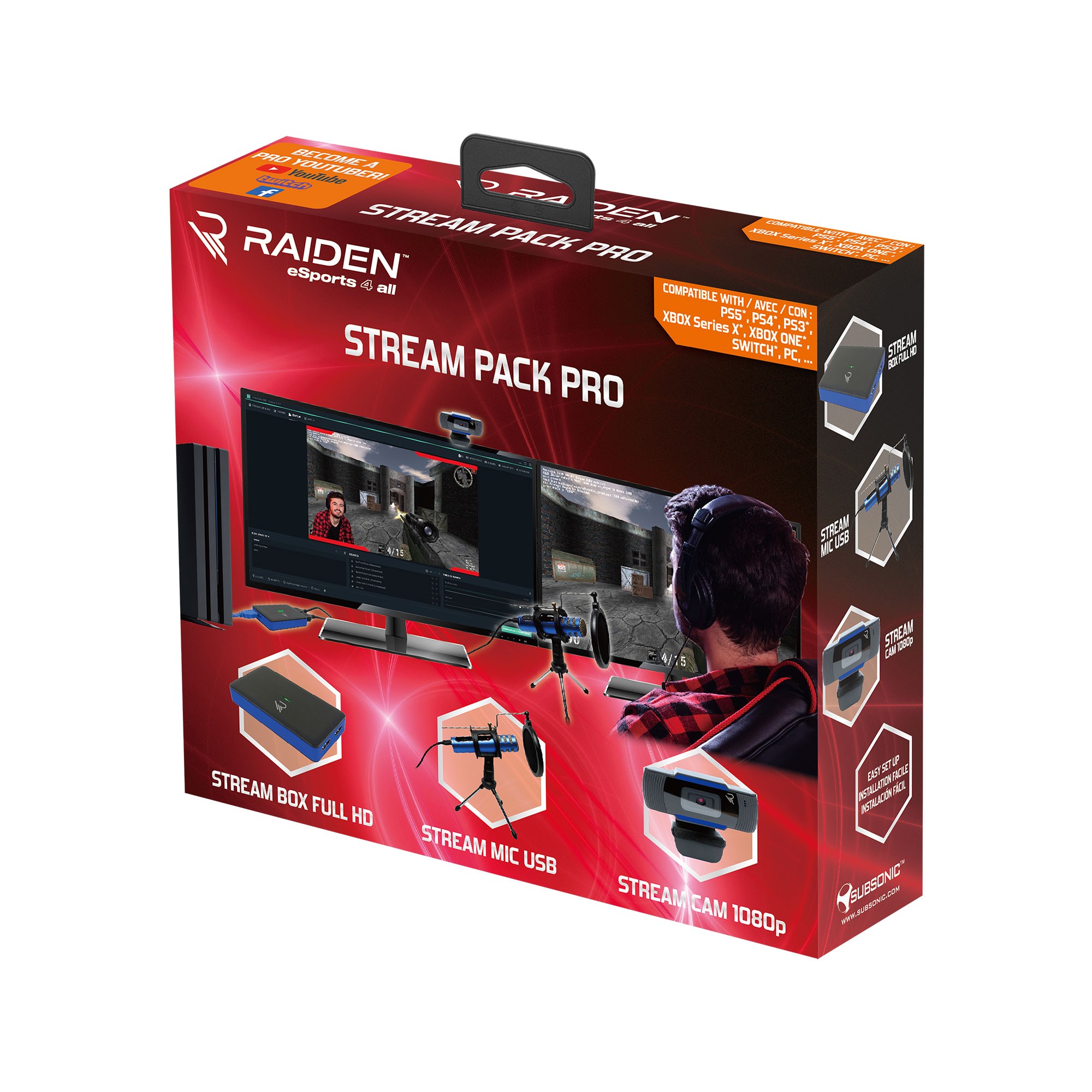 Mini Webcam Full HD 1080P USB 2.0 avec Micro Intégré Haut