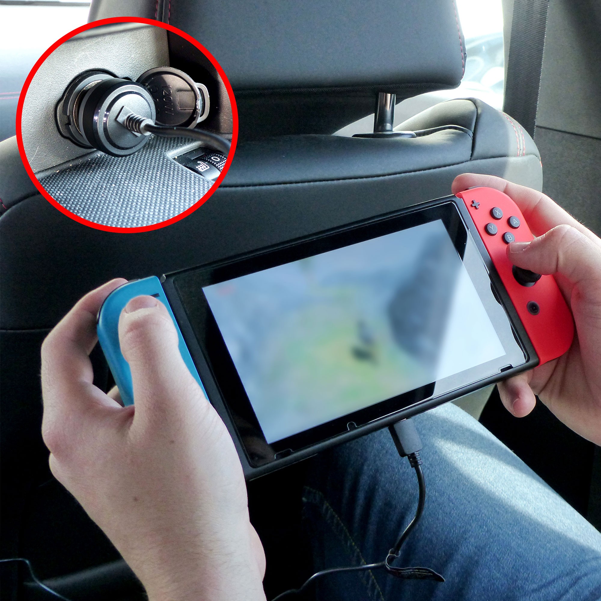 Usb-c car charger for Nintendo Switch, Lite, Oled.