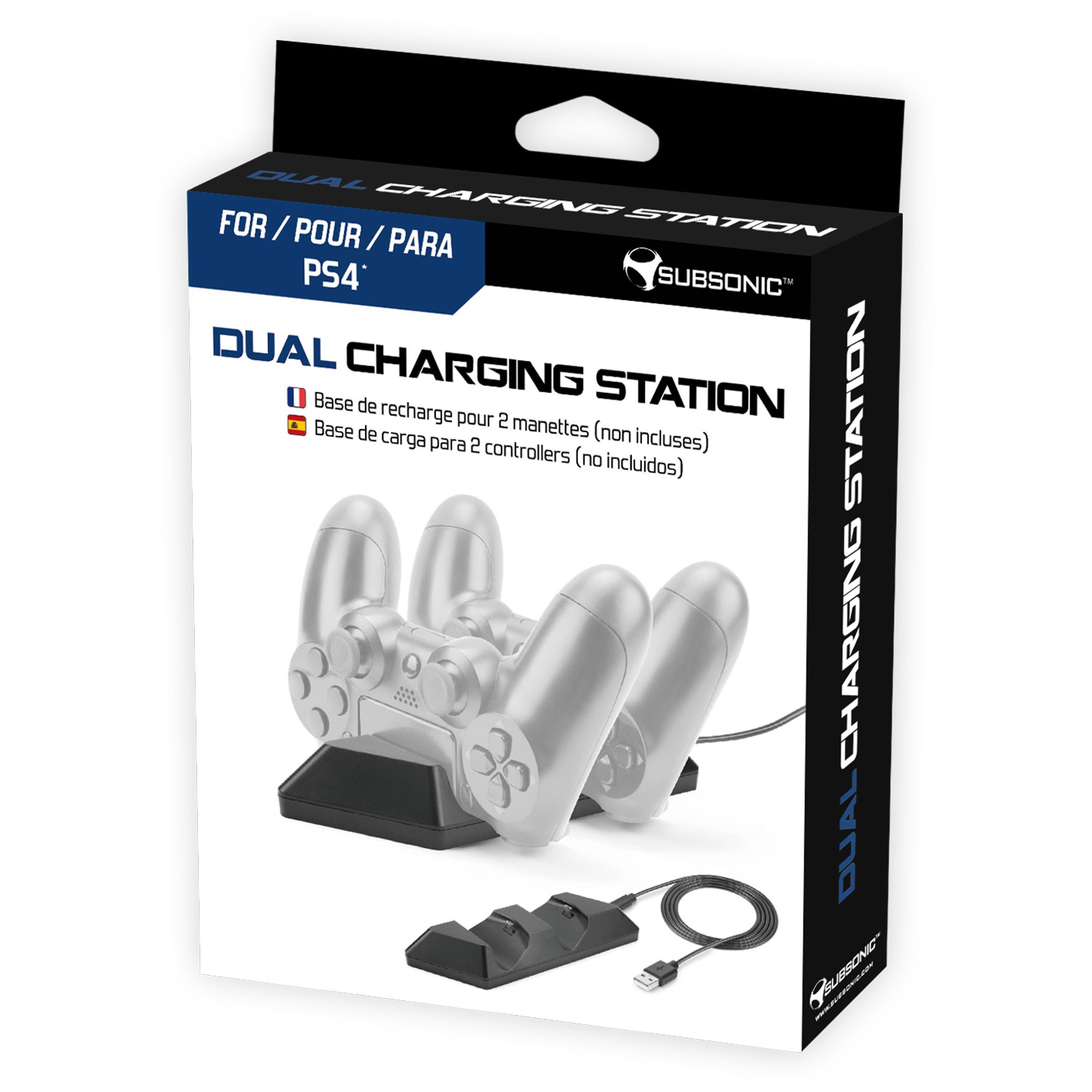 Station de recharge pour 2 manettes PS4 Dualshock® 4