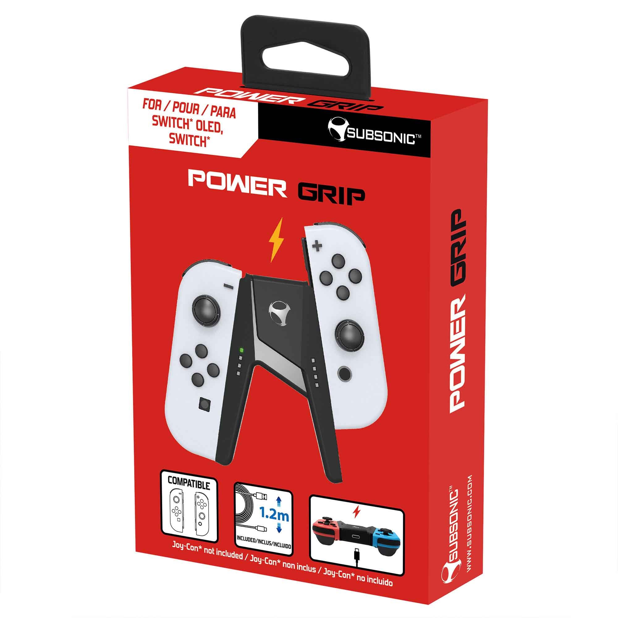 Power Grip Ladegerät für Nintendo Switch Joy-Cons